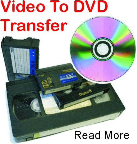 Tapes to DVD Transfer 